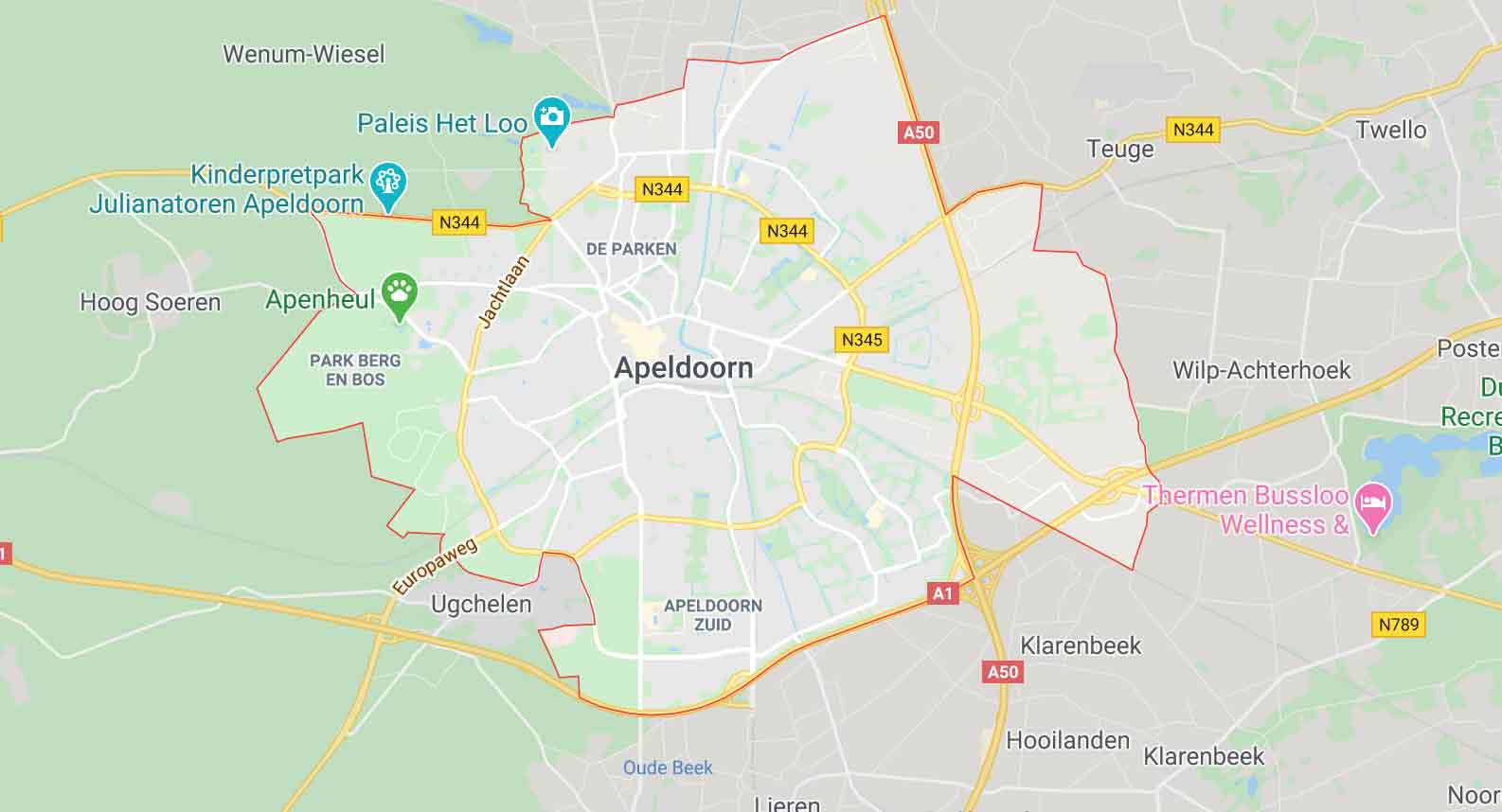 Apeldoorn locatie