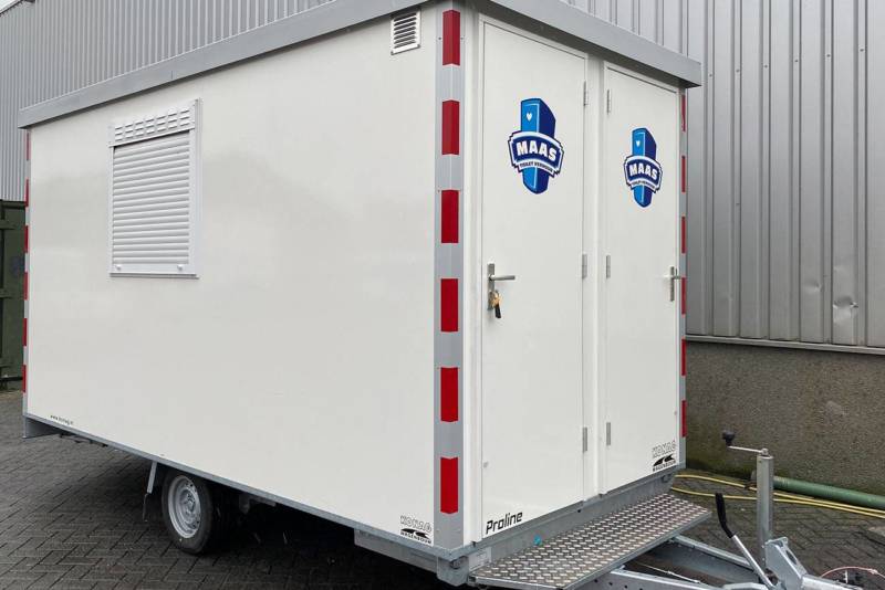 Schaftkeet met toilet - Huren van een schaftkeet