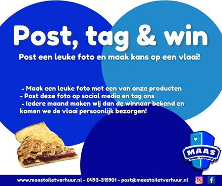 Post tag en win een vlaai